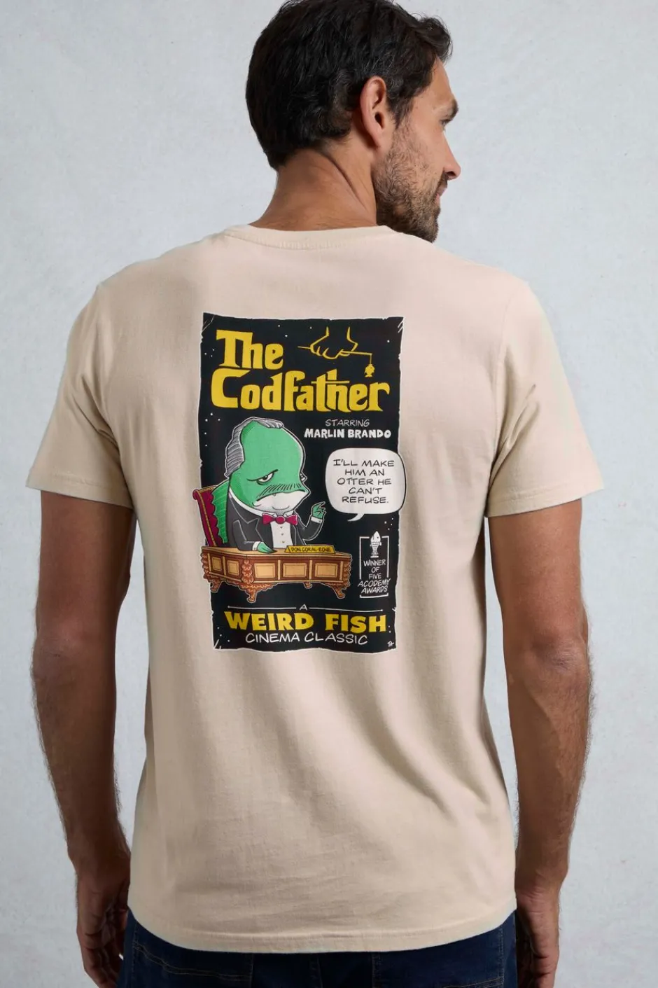 Weird Fish T-Shirts|Codfather Back Print Artist T-Shirt String