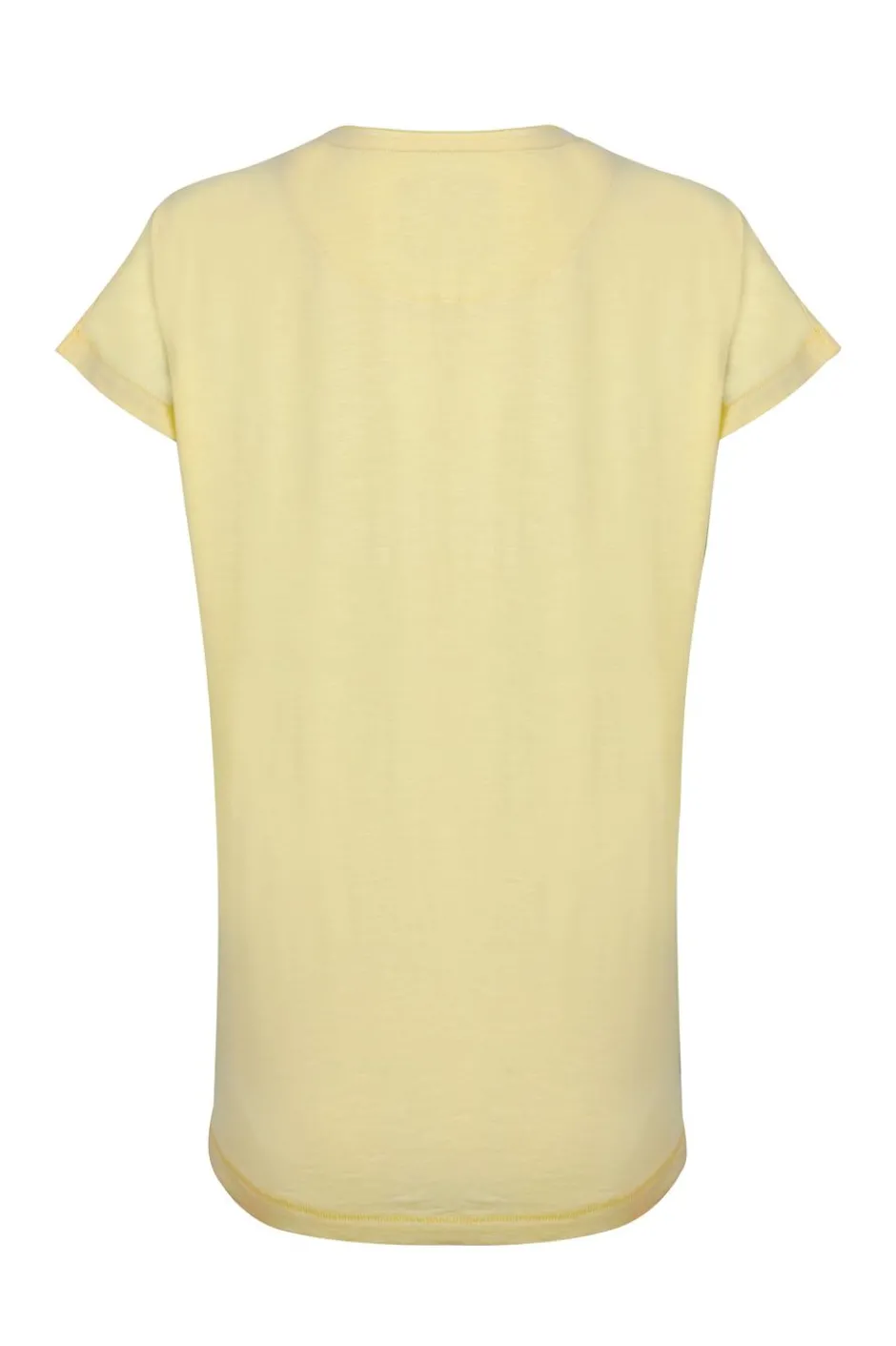 Weird Fish Tunics|Tops & T-Shirts|Coral Collage Organic Cotton Front Print T-Shirt Sunshine Yellow