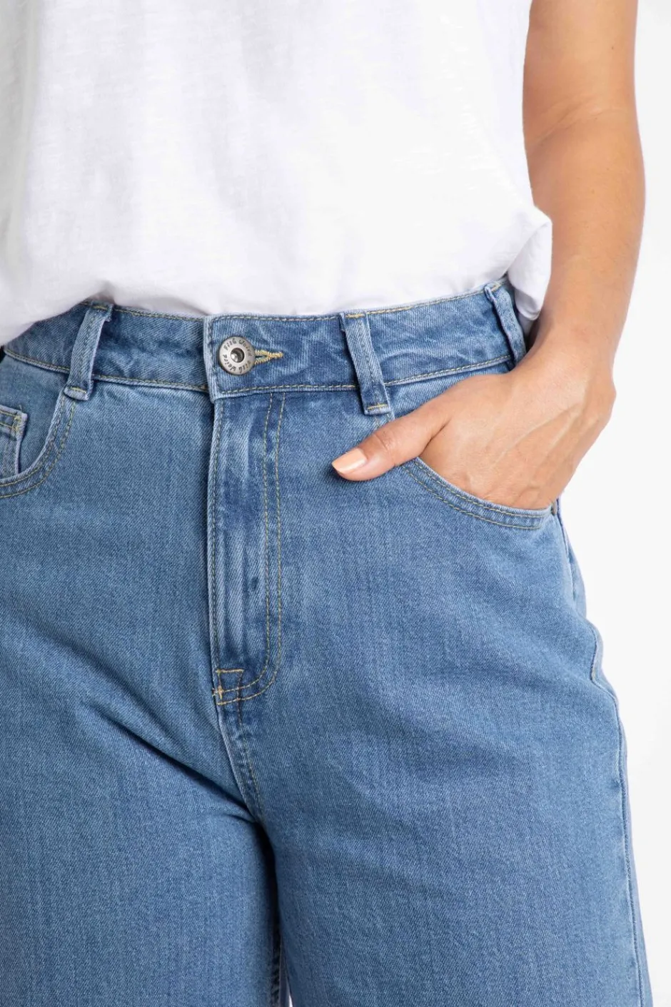 Weird Fish Leggings|Jumpsuits & Playsuits|Corine Wide Leg Jeans Denim
