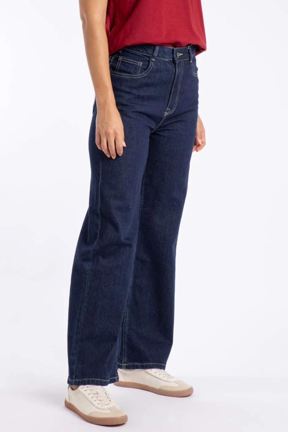 Weird Fish Leggings|Jumpsuits & Playsuits|Corine Wide Leg Denim Jeans Dark Denim