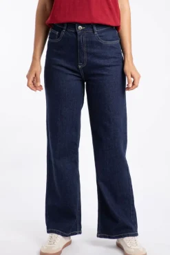Weird Fish Leggings|Jumpsuits & Playsuits|Corine Wide Leg Denim Jeans Dark Denim
