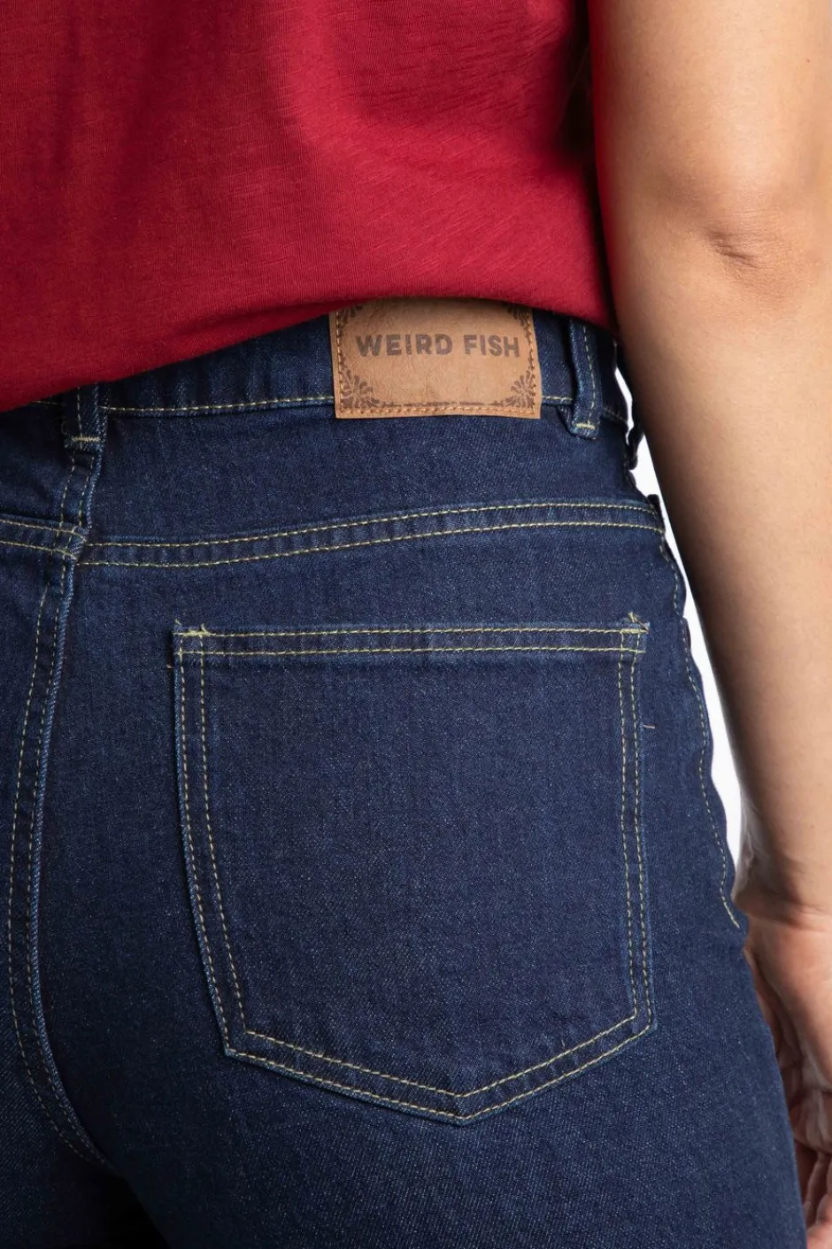 Weird Fish Leggings|Jumpsuits & Playsuits|Corine Wide Leg Denim Jeans Dark Denim