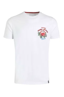 Weird Fish T-Shirts|Crabby Shack Back Print Graphic T-Shirt White