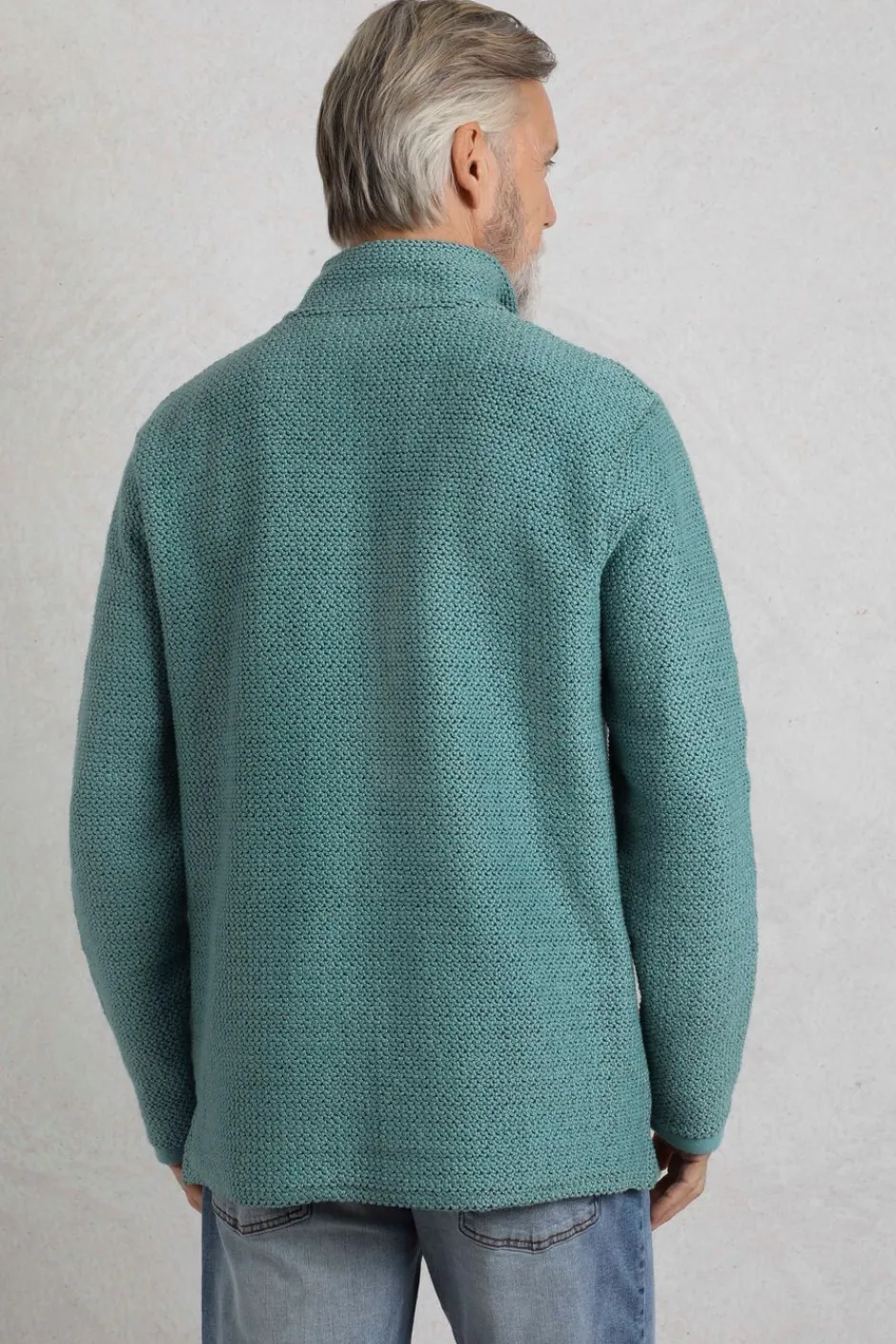 Weird Fish Sweatshirts & Hoodies|Cruiser 1/4 Zip Eco Macaroni Mineral Blue