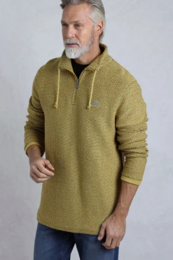 Weird Fish Sweatshirts & Hoodies|Cruiser 1/4 Zip Eco Macaroni Antique Moss