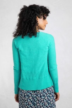 Weird Fish Jumpers & Cardigans|Knitwear|Curran Lightweight Cardigan Blue