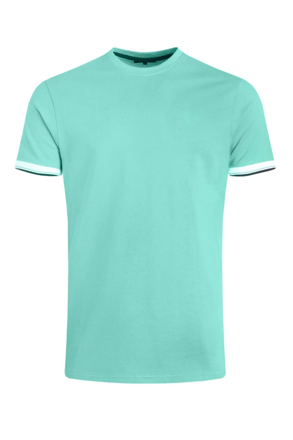 Weird Fish T-Shirts|Danville Organic Cotton Pique T-Shirt Aqua Marine