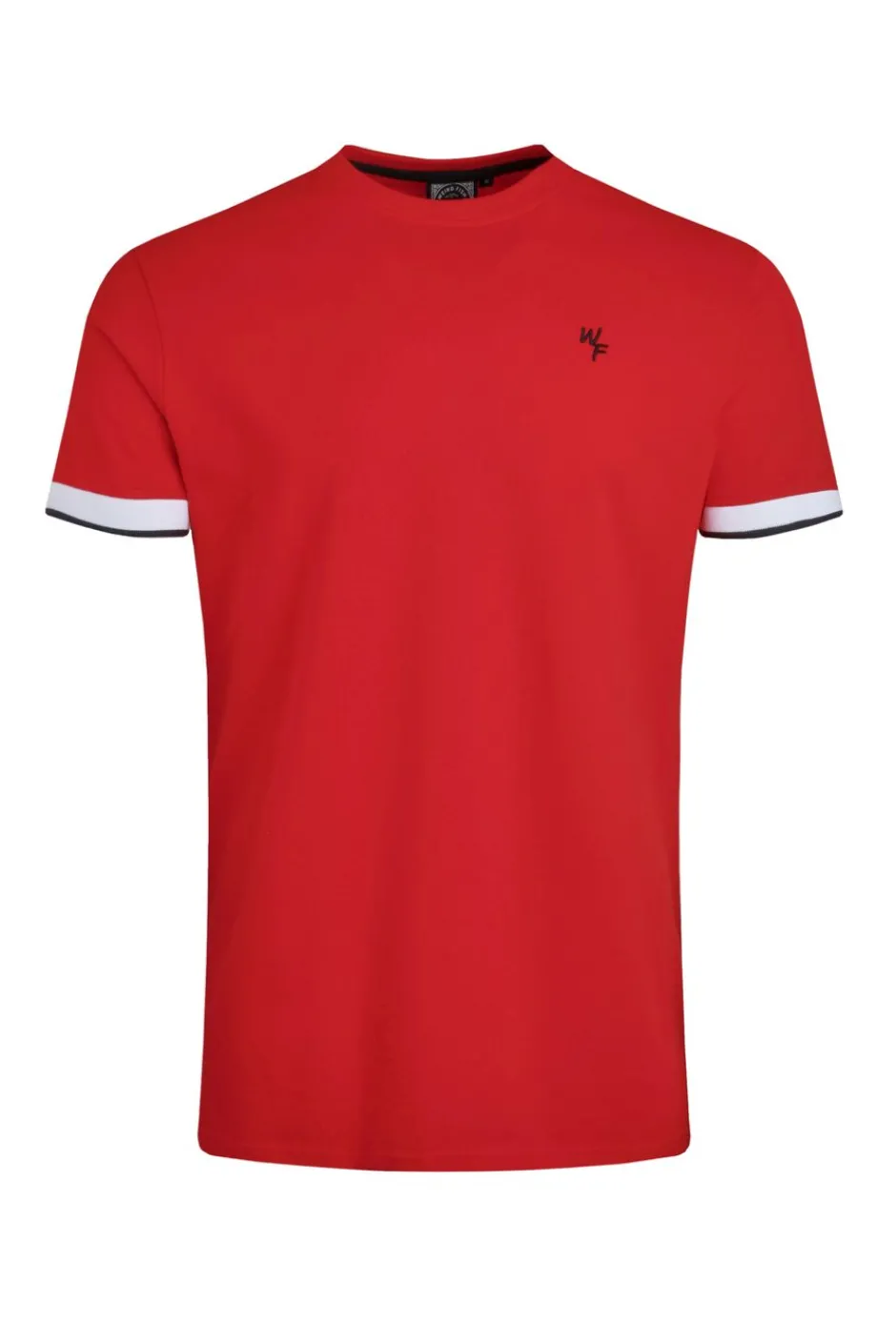 Weird Fish T-Shirts|Danville Organic Cotton Pique T-Shirt Retro Red