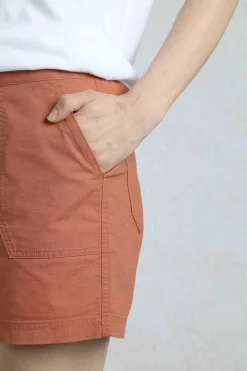 Weird Fish Shorts|Deeley Ripstop Shorts Auburn