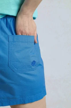 Weird Fish Shorts|Deeley Ripstop Shorts Azure