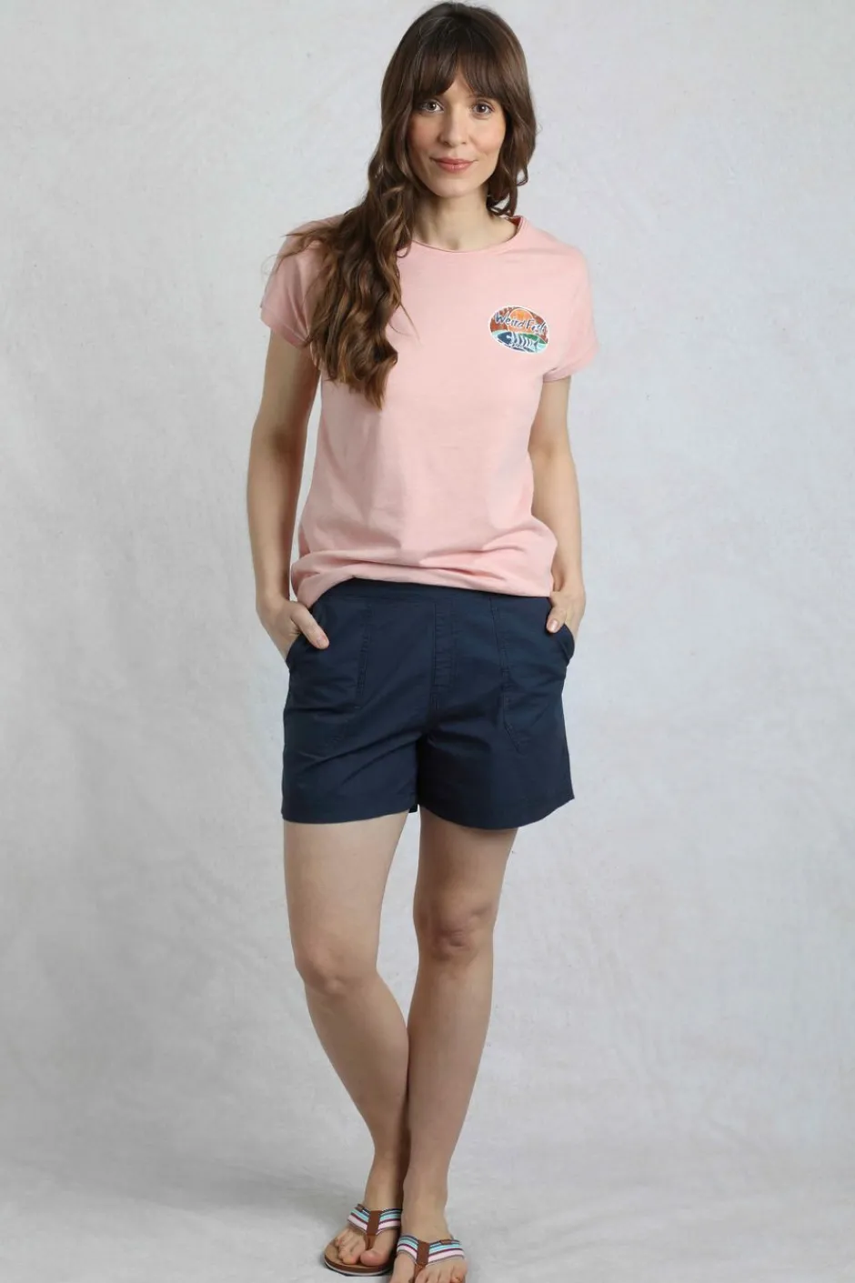 Weird Fish Shorts|Deeley Ripstop Shorts Navy