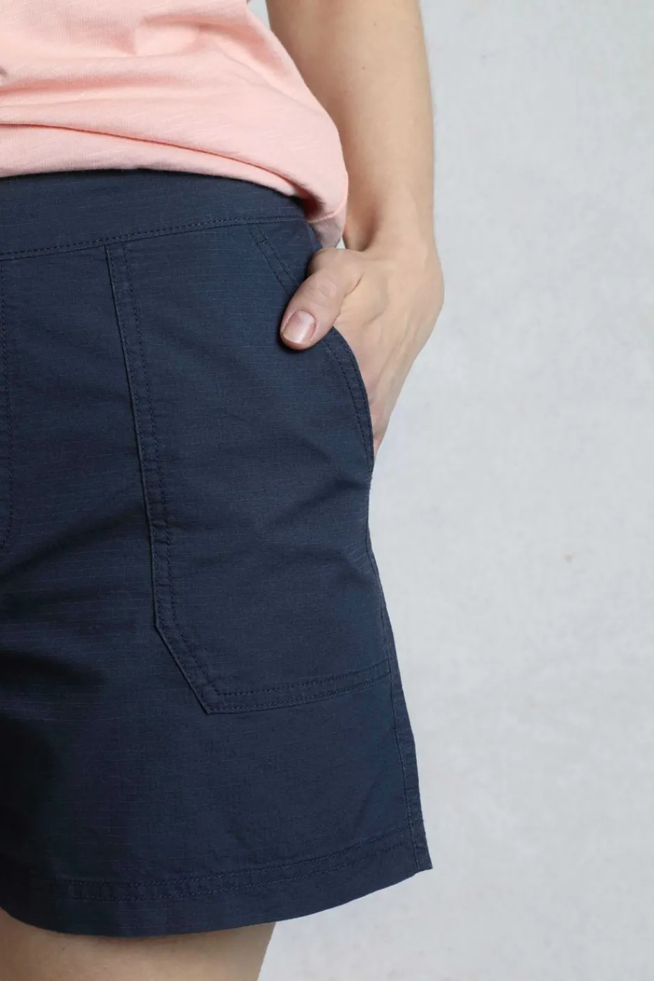 Weird Fish Shorts|Deeley Ripstop Shorts Navy