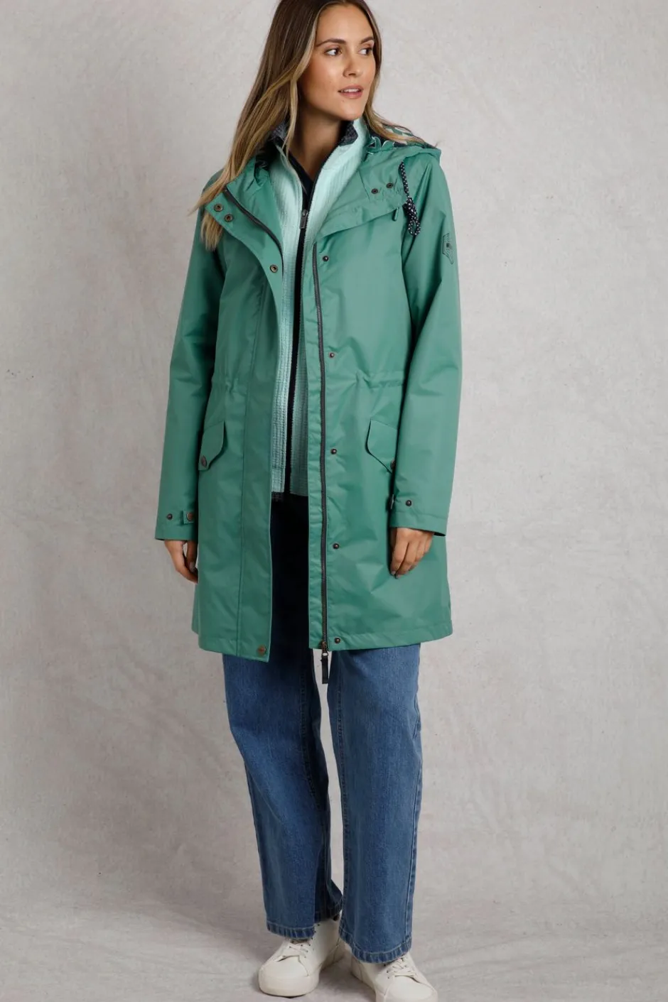 Weird Fish Coats, Jackets And Gilets|Delara Showerproof Jacket Dark Jade