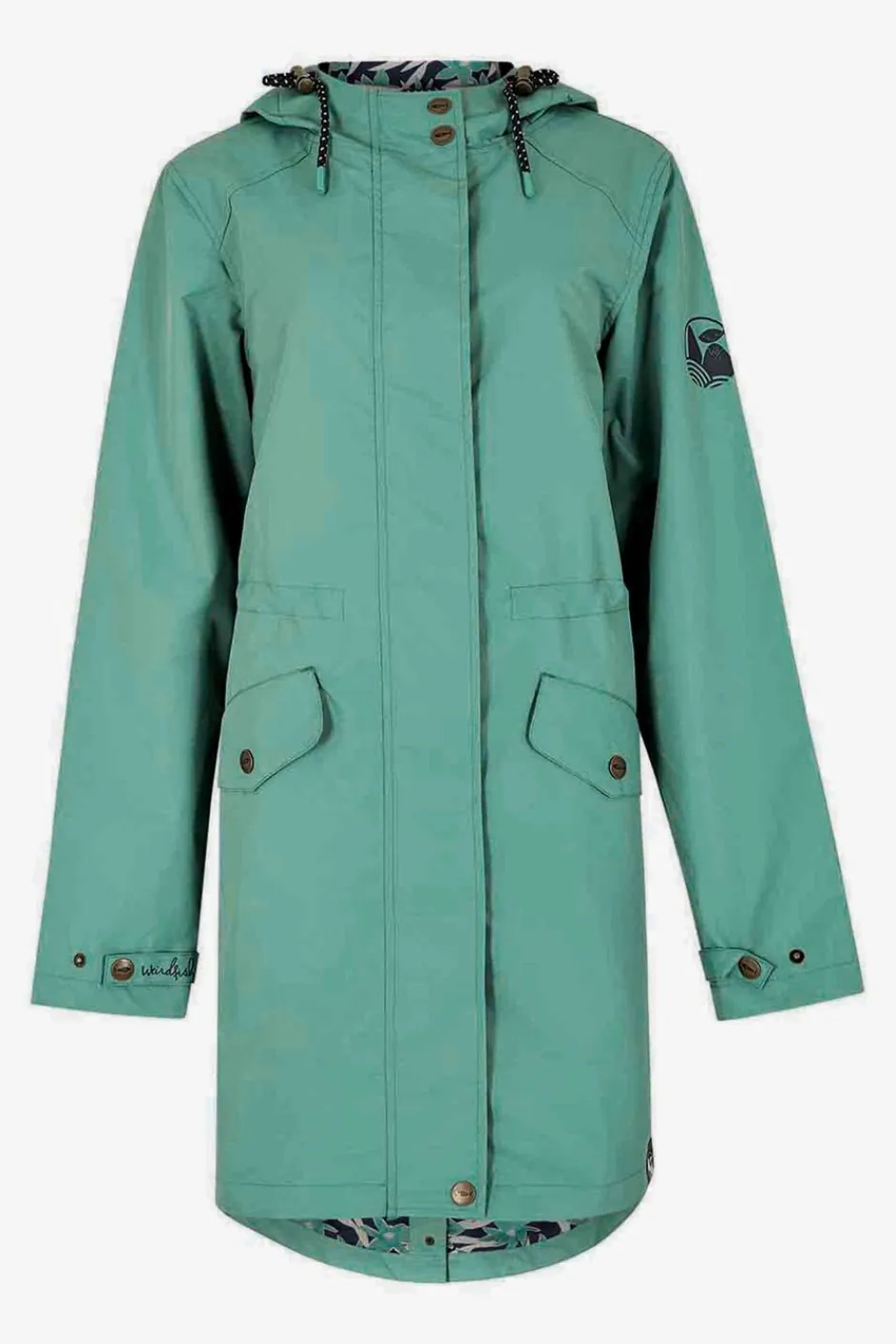 Weird Fish Coats, Jackets And Gilets|Delara Showerproof Jacket Dark Jade