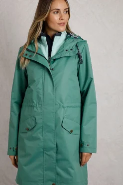Weird Fish Coats, Jackets And Gilets|Delara Showerproof Jacket Dark Jade