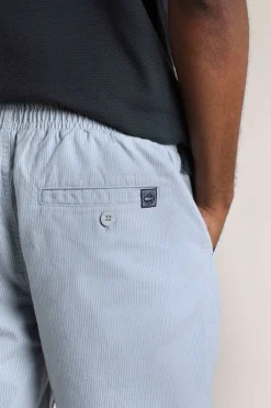 Weird Fish Shorts|Dewey Stripe Shorts Ecru