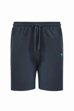 Weird Fish Shorts|Ebony Organic Cotton Pique Shorts Navy