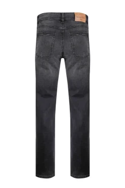 Weird Fish Trousers & Jeans|Eddie Straight Leg Denim Jeans Washed Black
