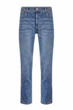 Weird Fish Trousers & Jeans|Eddie Straight Leg Denim Jeans Indigo