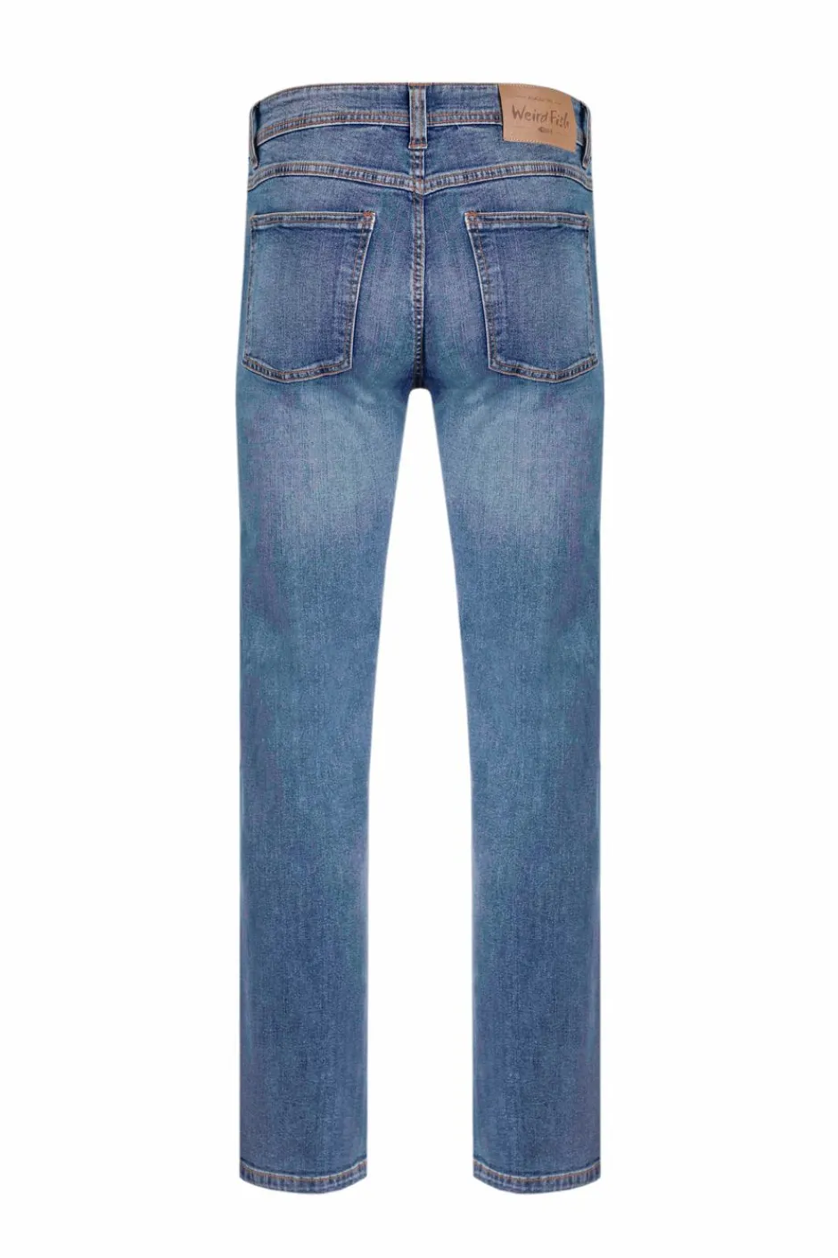Weird Fish Trousers & Jeans|Eddie Straight Leg Denim Jeans Indigo