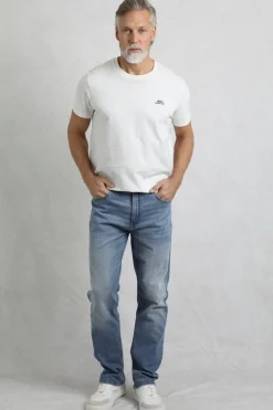 Weird Fish Trousers & Jeans|Eddie Straight Leg Jeans Denim