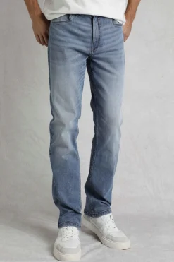 Weird Fish Trousers & Jeans|Eddie Straight Leg Jeans Denim