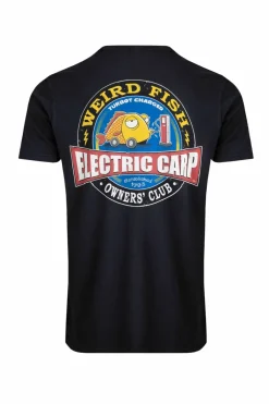 Weird Fish T-Shirts|Electric Carp Back Print Artist T-Shirt Black