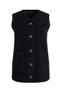 Weird Fish Fleece|Jumpers & Cardigans|Emille Fleece Waistcoat Navy