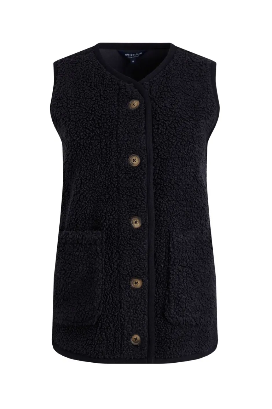 Weird Fish Fleece|Jumpers & Cardigans|Emille Fleece Waistcoat Navy