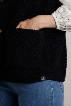 Weird Fish Fleece|Jumpers & Cardigans|Emille Fleece Waistcoat Navy