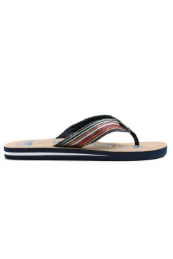 Weird Fish Caps & Scarves|Scarves & Caps|Englewood Cork Flip Flops Dark Blue