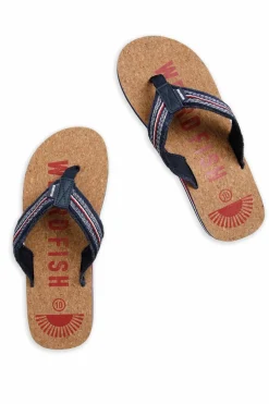 Weird Fish Caps & Scarves|Scarves & Caps|Englewood Cork Flip Flops Retro Red