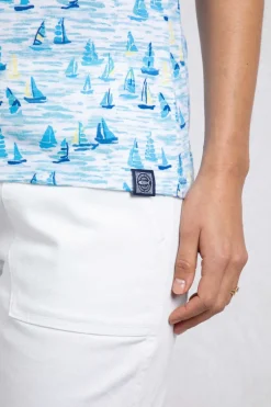 Weird Fish Tunics|Tops & T-Shirts|Ericak Organic Cotton Pocket T-Shirt Blue