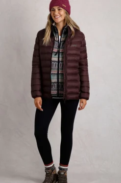 Weird Fish Coats, Jackets And Gilets|Eshka Lightweight Padded Jacket Mulled Wine