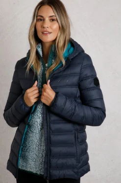 Weird Fish Coats, Jackets And Gilets|Eshka Lightweight Padded Jacket Navy