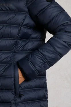 Weird Fish Coats, Jackets And Gilets|Eshka Lightweight Padded Jacket Navy