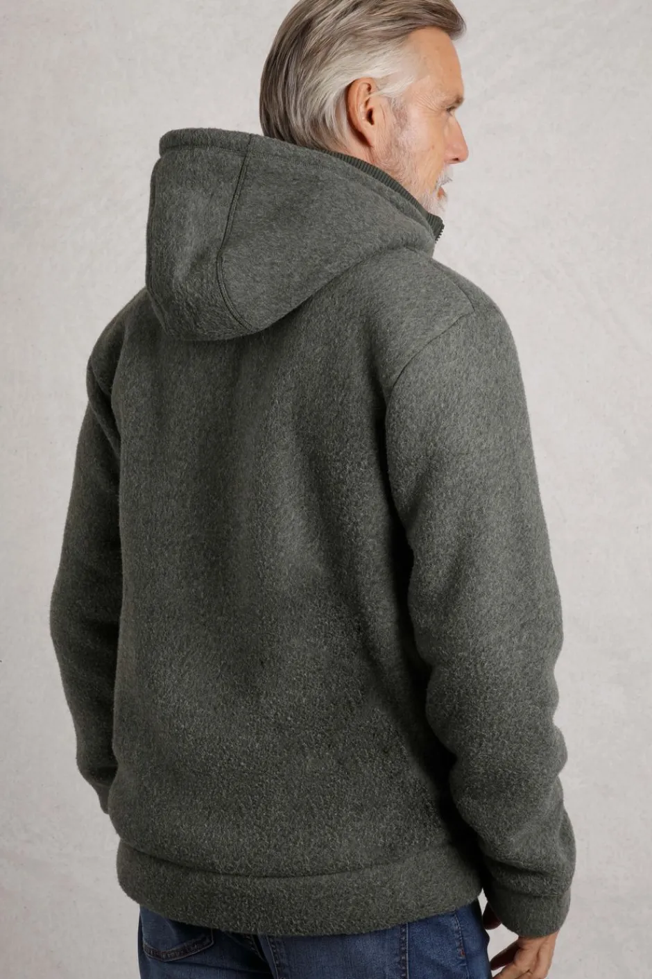 Weird Fish Fleece|Coats, Jackets And Gilets|Fairfield Button Front Fleece Jacket Fir Green
