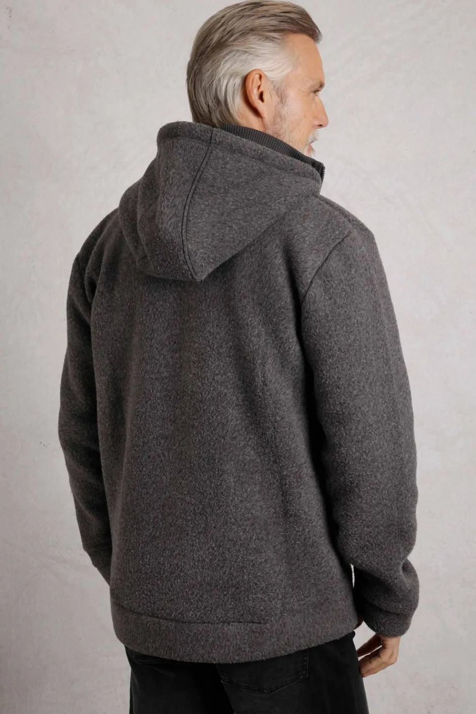 Weird Fish Fleece|Coats, Jackets And Gilets|Fairfield Button Front Fleece Jacket Dark Grey
