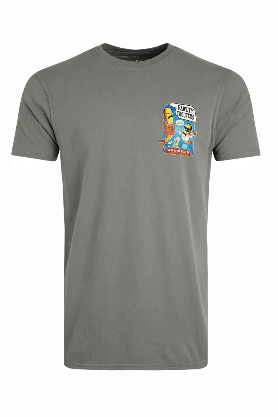 Weird Fish T-Shirts|Fawlty Trouters Artist T-Shirt Storm Grey