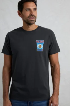Weird Fish T-Shirts|Fin Hof Back Print Artist T-Shirt Navy