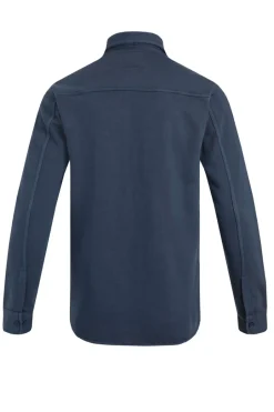 Weird Fish Shirts|Fingask Loopback Shirt Navy