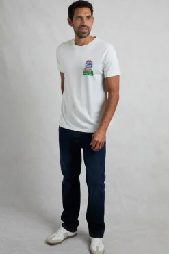 Weird Fish T-Shirts|Fish Nations 25 Back Print Artist T-Shirt White