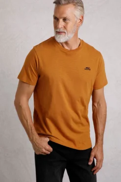 Weird Fish T-Shirts|Fished Organic Branded T-Shirt Caramel