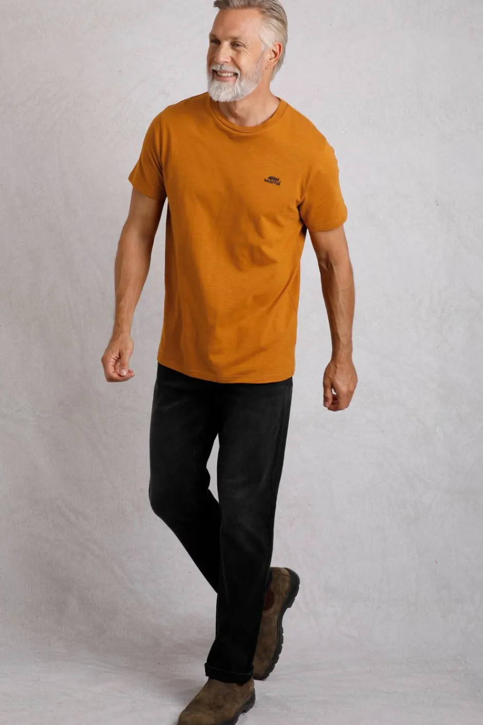 Weird Fish T-Shirts|Fished Organic Branded T-Shirt Caramel