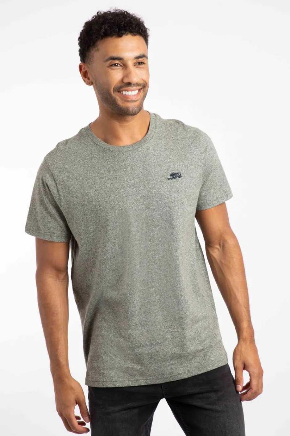 Weird Fish T-Shirts|Fished Organic Branded T-Shirt Olive Green