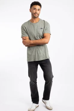 Weird Fish T-Shirts|Fished Organic Branded T-Shirt Olive Green