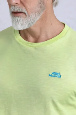 Weird Fish T-Shirts|Fished Organic Cotton Branded T-Shirt Acid Lime