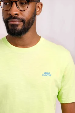 Weird Fish T-Shirts|Fished Organic Cotton Branded T-Shirt Acid Lime