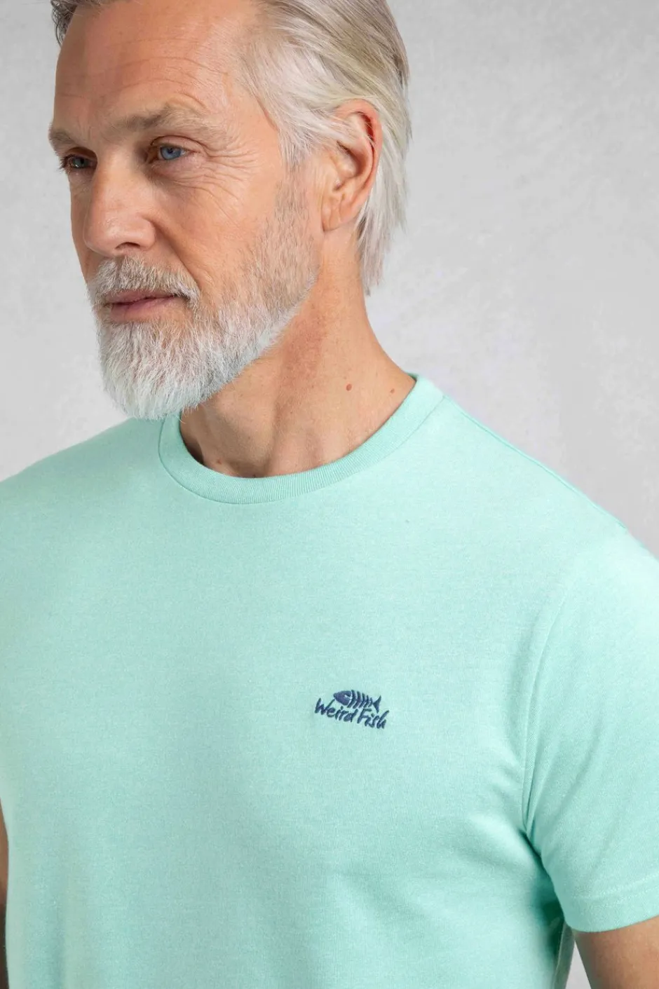 Weird Fish T-Shirts|Fished Organic Cotton Branded T-Shirt Aqua Marine