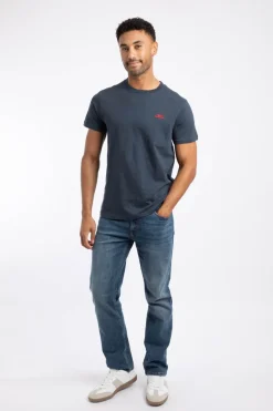 Weird Fish T-Shirts|Fished Organic Cotton Branded T-Shirt Navy